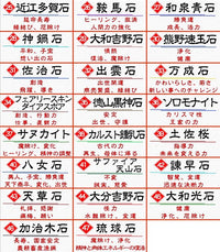 Our original] 47 prefectures, Japan Stone Association, authorized distributor, all over Japan Netsuke, local strap, key chain